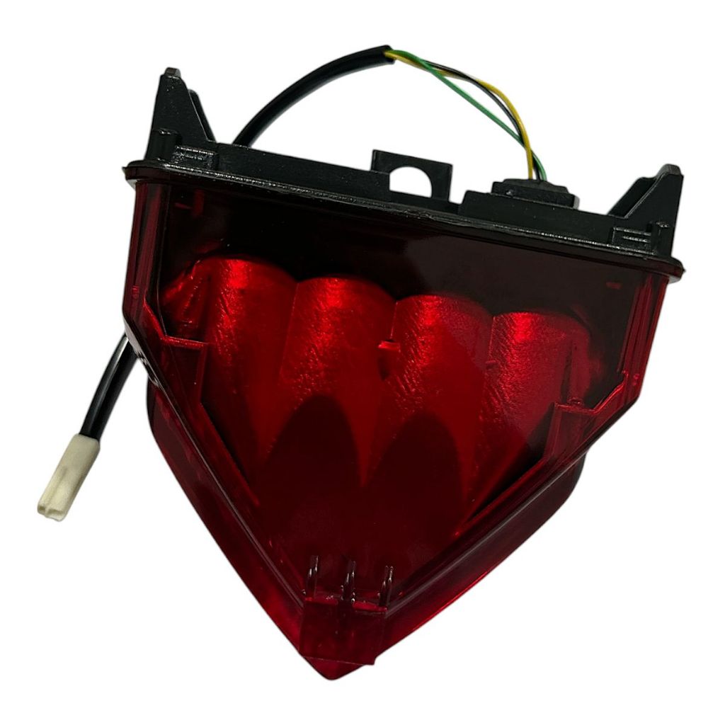 Lanterna Led Vermelha Traseira P/Moto Honda Hornet Cb600 2012 Até 2015