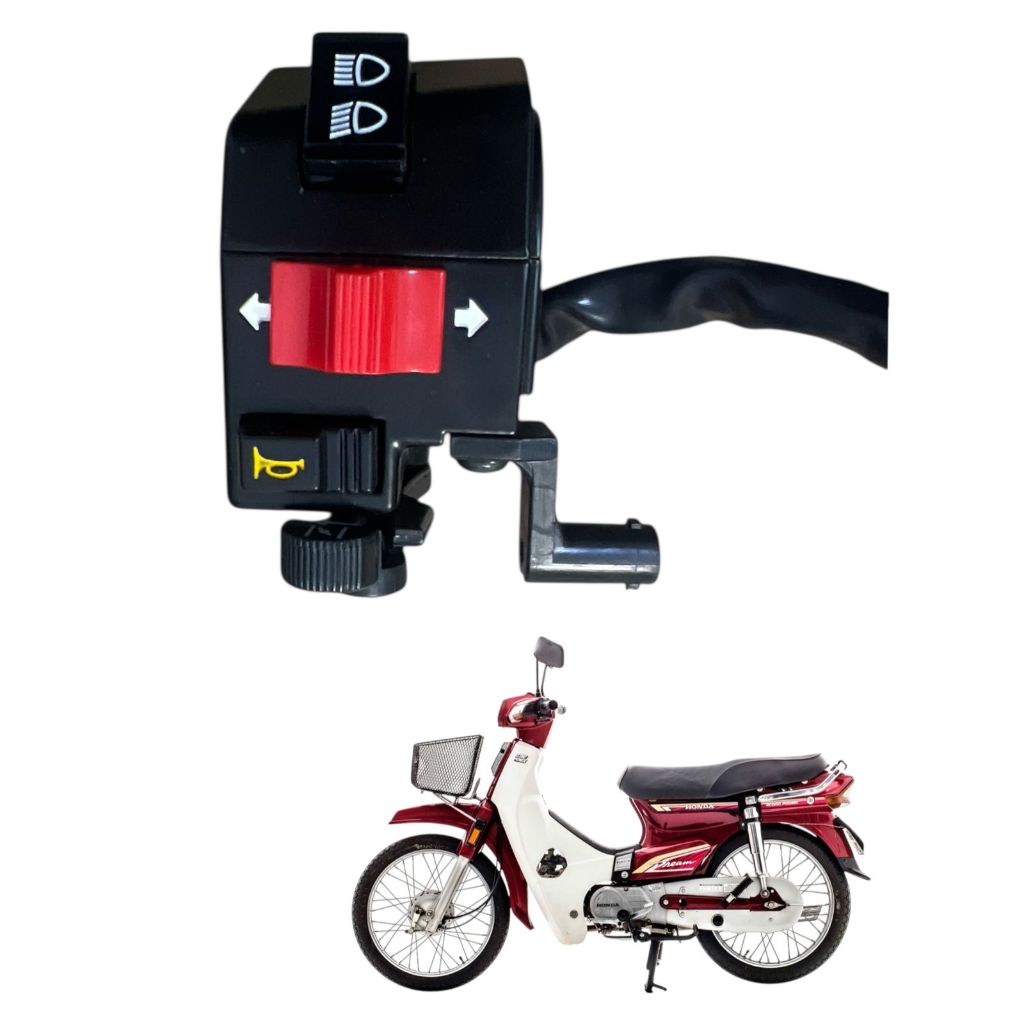 Chave De Luz Punho Seta Para Honda C 100 Dream 1993 Até 1998