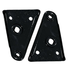 Par Suporte Orelha Farol Preto P/Moto Cbx 200 Strada 1999 Até 2000