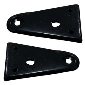 Par Suporte Orelha Farol Preto P/Moto Cbx 200 Strada 1999 Até 2000