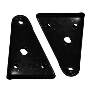 Par Suporte Orelha Farol Preto P/Moto Cbx 200 Strada 1999 Até 2000