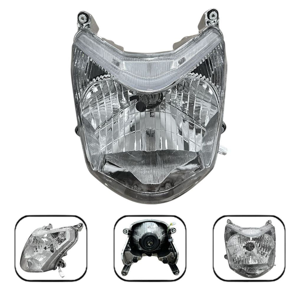 Farol Bloco Óptico Biodo H4 Moto Mottu Sport Tvs 110i 2023 Até 2025