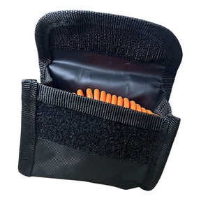 1x Bolsa Para Lembrete E Trava Disco Cadeado Proteção Preto