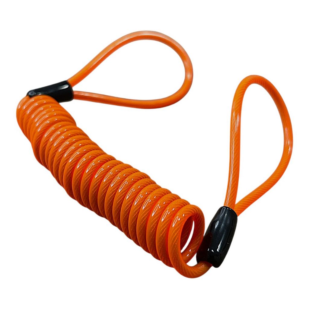 1 Lembrete De Trava Disco Para Moto Modelo Universal Laranja/Verde