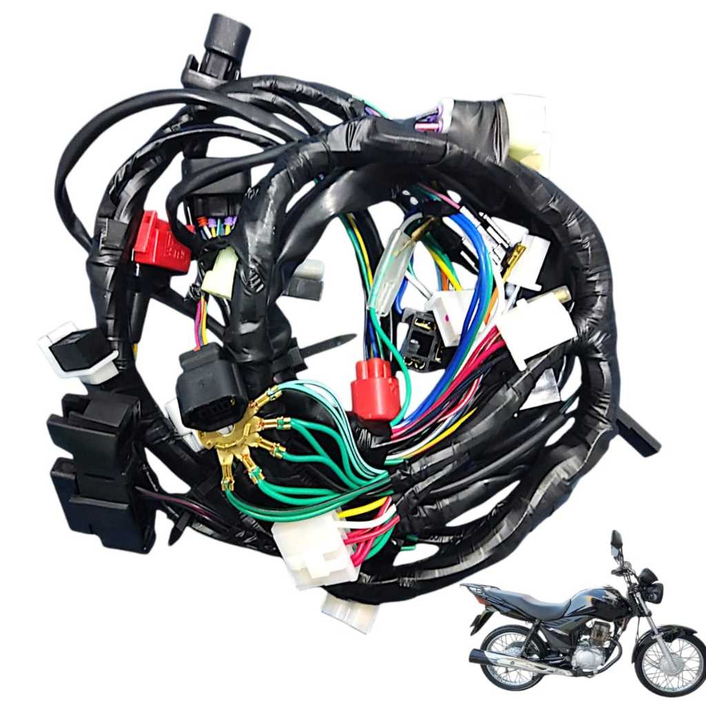 Chicote Principal Completo Honda Cg 150 Fan Esi 2009 2010 Mod Original