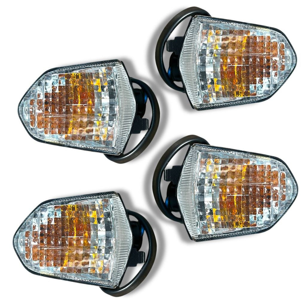 Kit De 4 Pisca Honda Pop 110I 2016 Até 2023 Cristal Mod Original