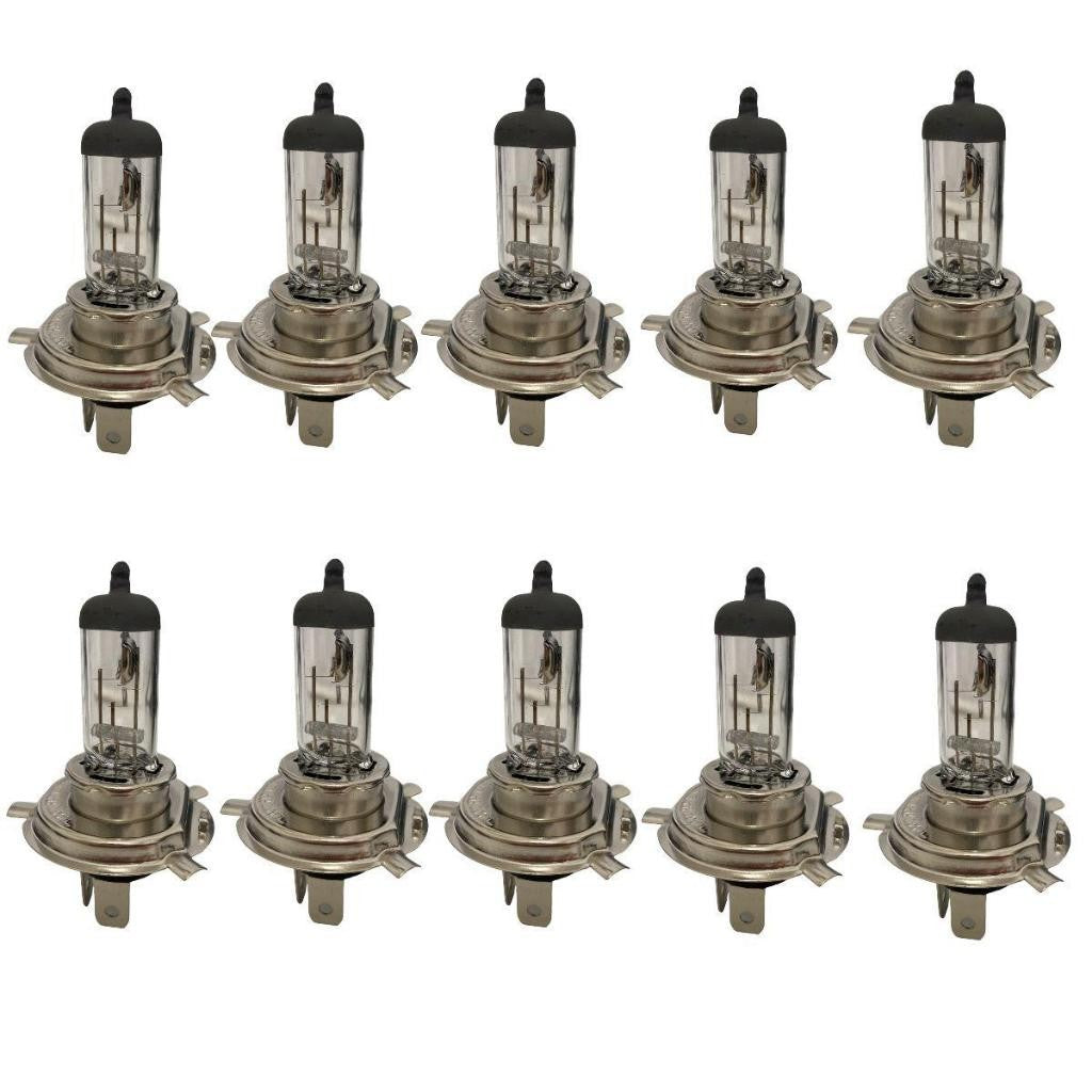 10x Lampada Do Farol Halogena Encaixe H4 Mod Original 35W/35W