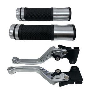 Kit Esportivo Manopla + Manete Cg Titan Fan 125/150/Start 160 Freio A Lona