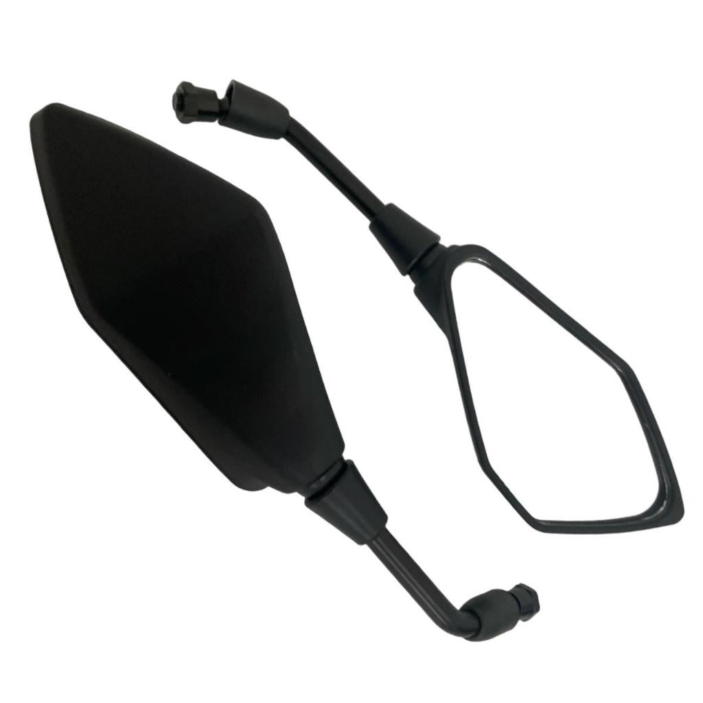 Par Espelho Retrovisor Modelo Z400 Fixo Haste Longa Mod Universal